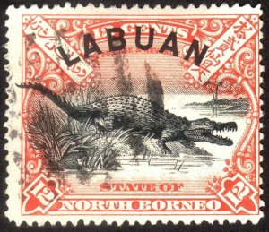 1897, Labuan 12c, Used, Sc 80