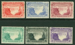 SG 94-99 Rhodesia 1905 Victoria falls set of 6. Fresh mounted mint CAT £350