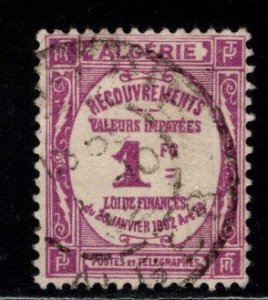 ALGERIA Scott J16 Used 1 Franc Postage due