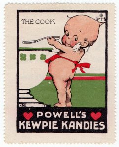 (I.B) US Cinderella : Kewpie Kandies Promo Stamp 4 (The Cook)