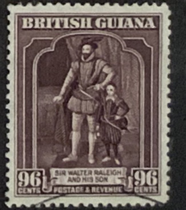 BRITISH GUIANA 1938 96 cents  SG316  USED