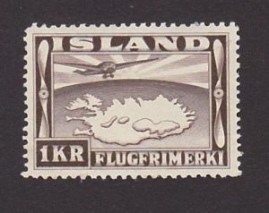 Iceland C19 VF MNH Airmail