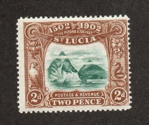 Saint Lucia - SG# 63 MLH         /          Lot 0724185