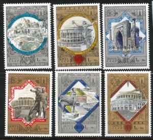 Russia B121-126 MNH** 1979 Olympic semi-postal set CV$21