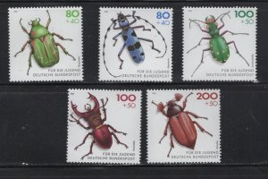 Germany #B745-49  (1993 Beetles set) VFMNH CV $9.80