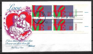 1973 Sc1475 Love PB4 FDC