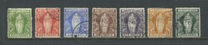 British Virgin Islands QV 1899 1/2d to 7d used