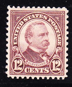 United States 1931 12c Cleveland perf 11X10 1/2 Rotary Press VF/Mint(*)