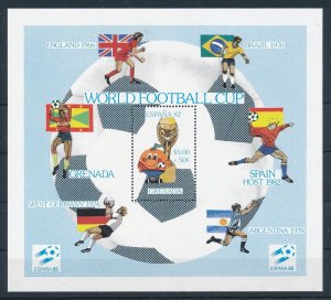 [112433] Grenada 1981 World Cup football soccer Spain Souvenir Sheet MNH