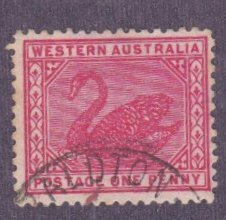 Western Australia # 76, Swan, Used, 1/3 Cat.