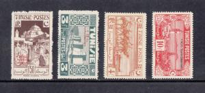 Tunisia Scott #B80-B83 MH Note