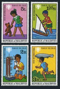 Maldives Islands 1979 Sc#800/803 YEAR OF THE CHILD (ICY) Set (4) MNH