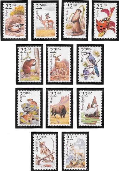US #2312-23 MNH North American Wildlife. Colorful - Nice