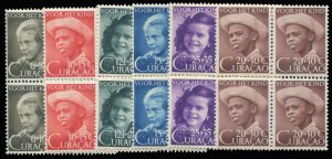 Netherlands Colonies, Netherlands Antilles #B4-9 Cat$60+, 1948 Child Welfare,...