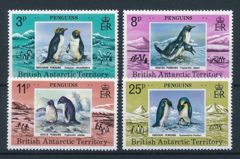 [37920] British Antarctic Territory BAT 1979 Birds vögel oiseaux penguins  MNH