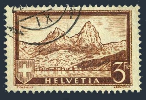 Switzerland 209, used. Michel 226. The Mythen, 1931.