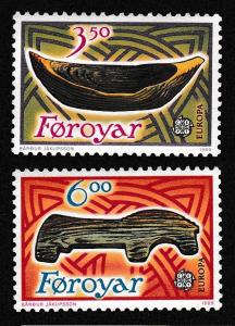 Faroe Is. Europa CEPT 2v 1989 MNH SG#177-178 SC#191-192