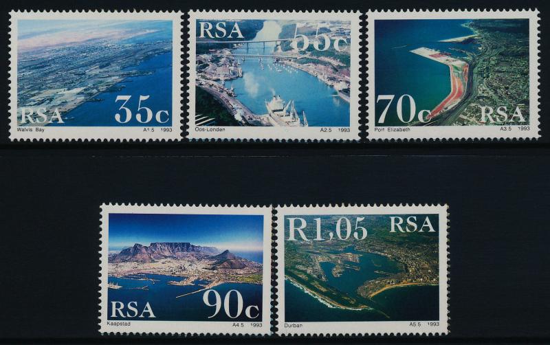 South Africa 844-8 MNH Harbors, Ships