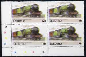 Lesotho 1984 Railways of the World 1m LNER Flying Scotsma...