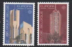 Belgium Sc 1268-69 1987 Europa stamp set mint NH