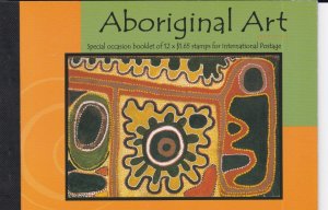 Australia # 2076a, Special Occasions Aboriginal Art Booklet, 1/2 Cat.