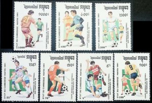 1991 Cambodia 1196-1202 1994 World championship on football of USA 11,00 €