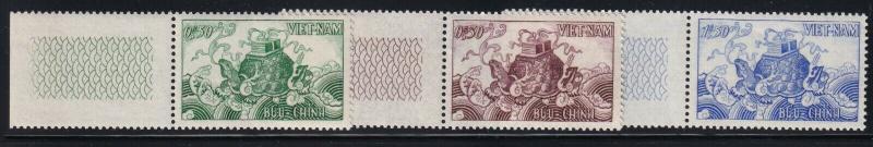 South Viet Nam - 1955 - SC 27 - 29 - MNH - White Gum - Better Version