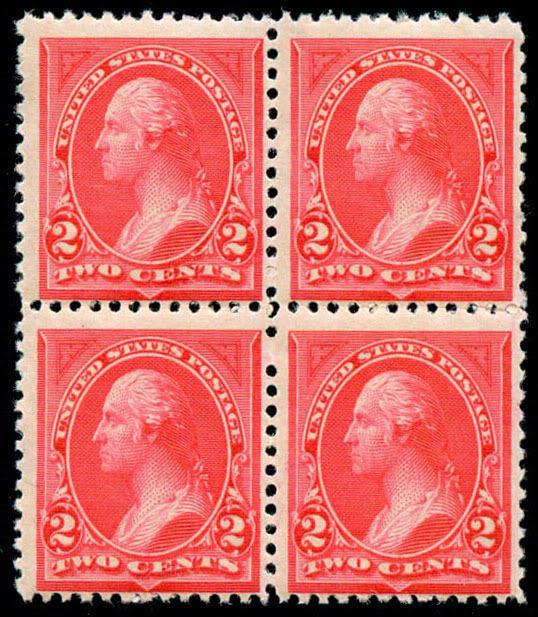 momen: US Stamps #250 Block of 4 MNH OG F/VF CV $360