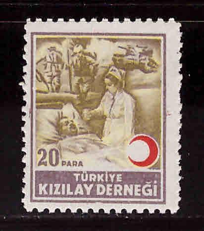 TURKEY Scott RA181 MH* Nurse  Postal Tax stamp