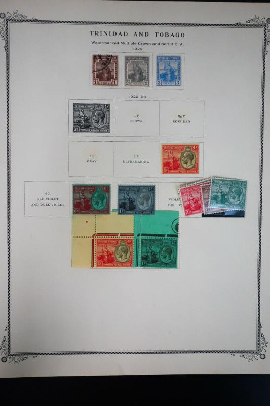 Trinidad 1800s to 1960s Stamp Collection 