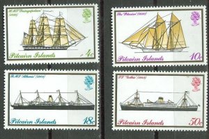 Pitcairn # 147-50 Mailboats   (4)  Mint NH