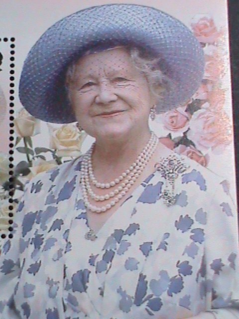 ​JERSEY STAMP:2000 SC#963a 100TH ANNIVERSARY BIRTH OF QUEEN'S MOTHER  MNH S/S