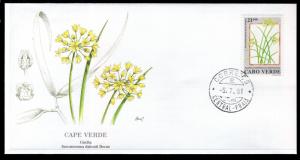 Cape Verde 600 Flowers Fleetwood U/A FDC