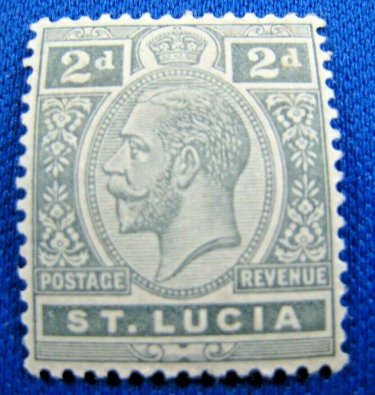 SAINT LUCIA 1916  -  SCOTT # 66a  -   MH  (Hs17)