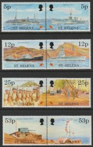 ST. HELENA - 1995 - End of W. W. II, 50th Anniv - Perf 8v Set -Mint Never Hinged