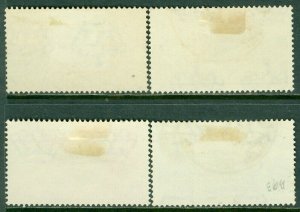 EDW1949SELL : ITALY 1936 Scott #C84-87 All VF, Used with nice cancels. Cat $244.