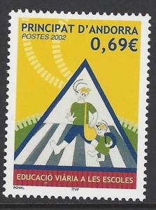 Andorra French 2002 Traffic Safety VF MNH (555)