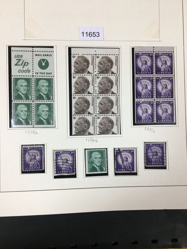 MOMEN: US STAMPS  USED COLLECTION  LOT #11653