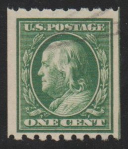 U.S. Scott #390 Franklin Coil Stamp - Mint Single