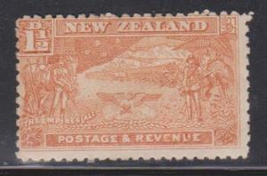 NEW ZEALAND Scott # 101 MHR - Boer War Contingent - Disturbed Gum