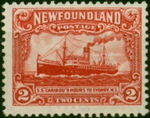 Newfoundland 1931 2c Scarlet SG199 V.F VLMM