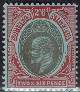 SOUTHERN NIGERIA 1907 KEVII 2/6