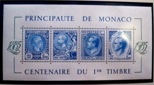 MONACO - SCOTT# 1500 - SOUVENIR SHEET - MNH - CAT VAL $8.00