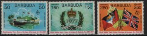 BARBUDA   302-304  MNH   SET