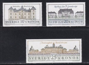 Sweden # 1874-1877, Palaces, Mint NH, 1/2 Cat.