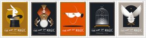 USA Sc. 5305a (50c) Magic 2018 MNH strip of 5