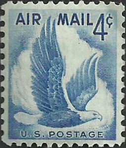# C48 MINT NEVER HINGED ( MNH ) BLUE EAGLE IN FLIGHT