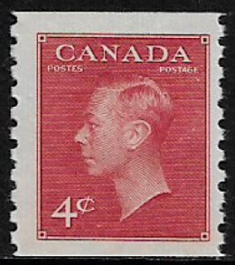 Canada #300 MNH Coil Stamp - King George VI