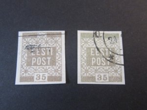 Estonia 1919 Sc 3,3b FU