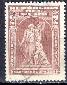 Peru; 1951: Sc. # RA34: Used, Thomas De La Rue Cpl. Set